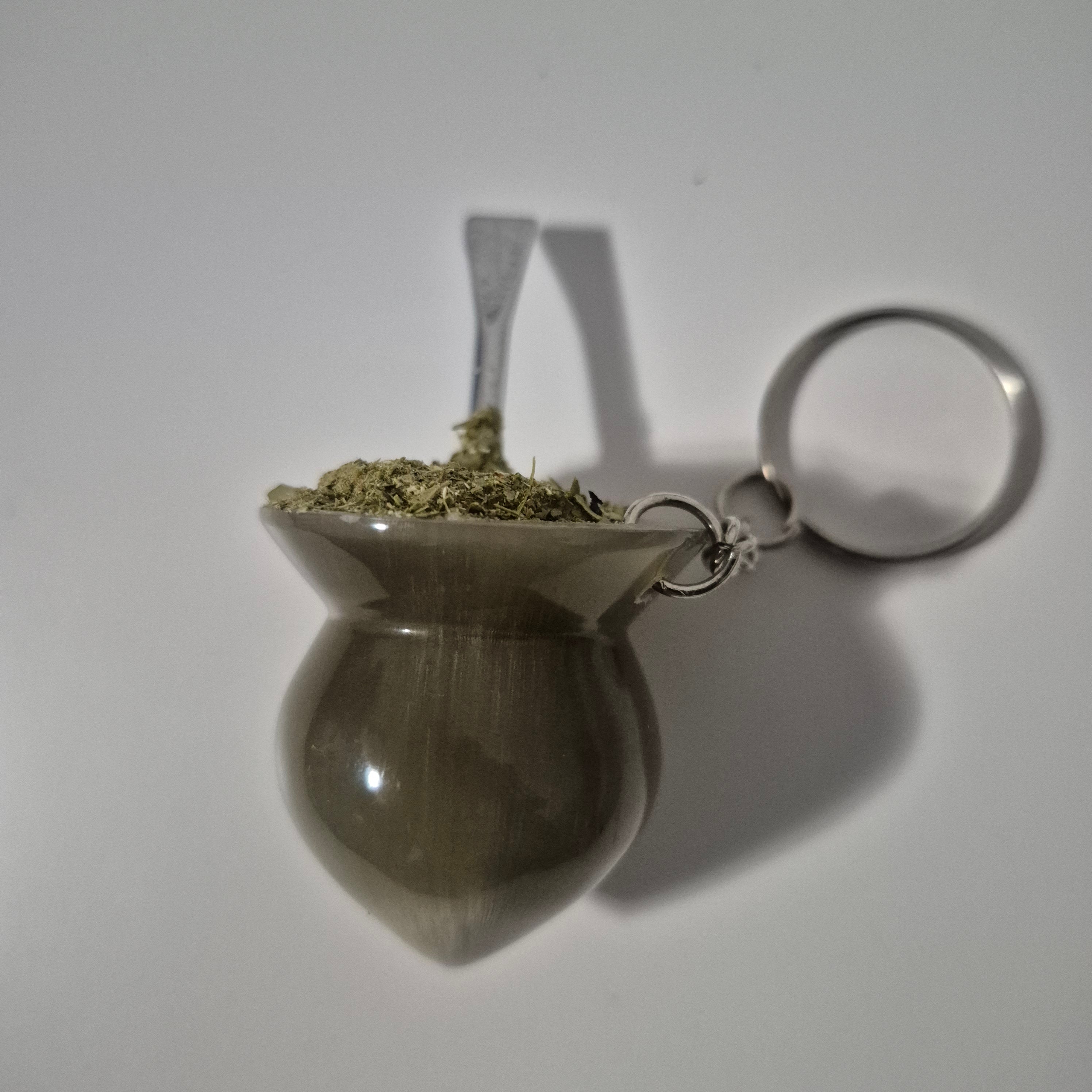 Llavero de Mate Artesanal en Guampa