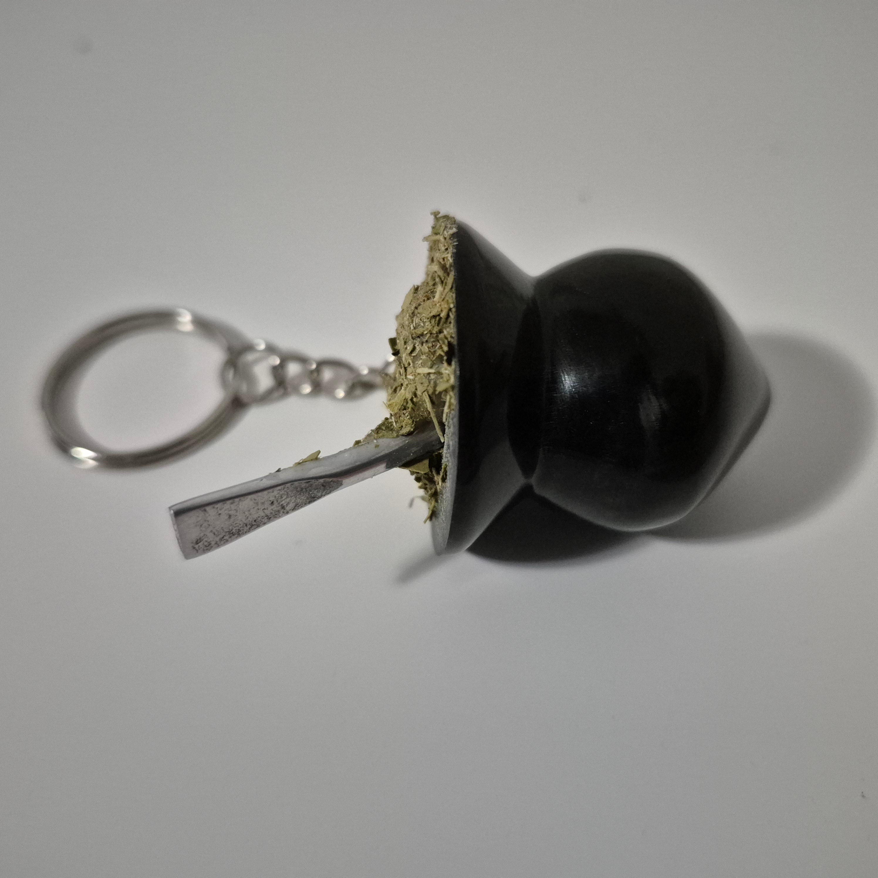 Llavero de Mate Artesanal en Guampa
